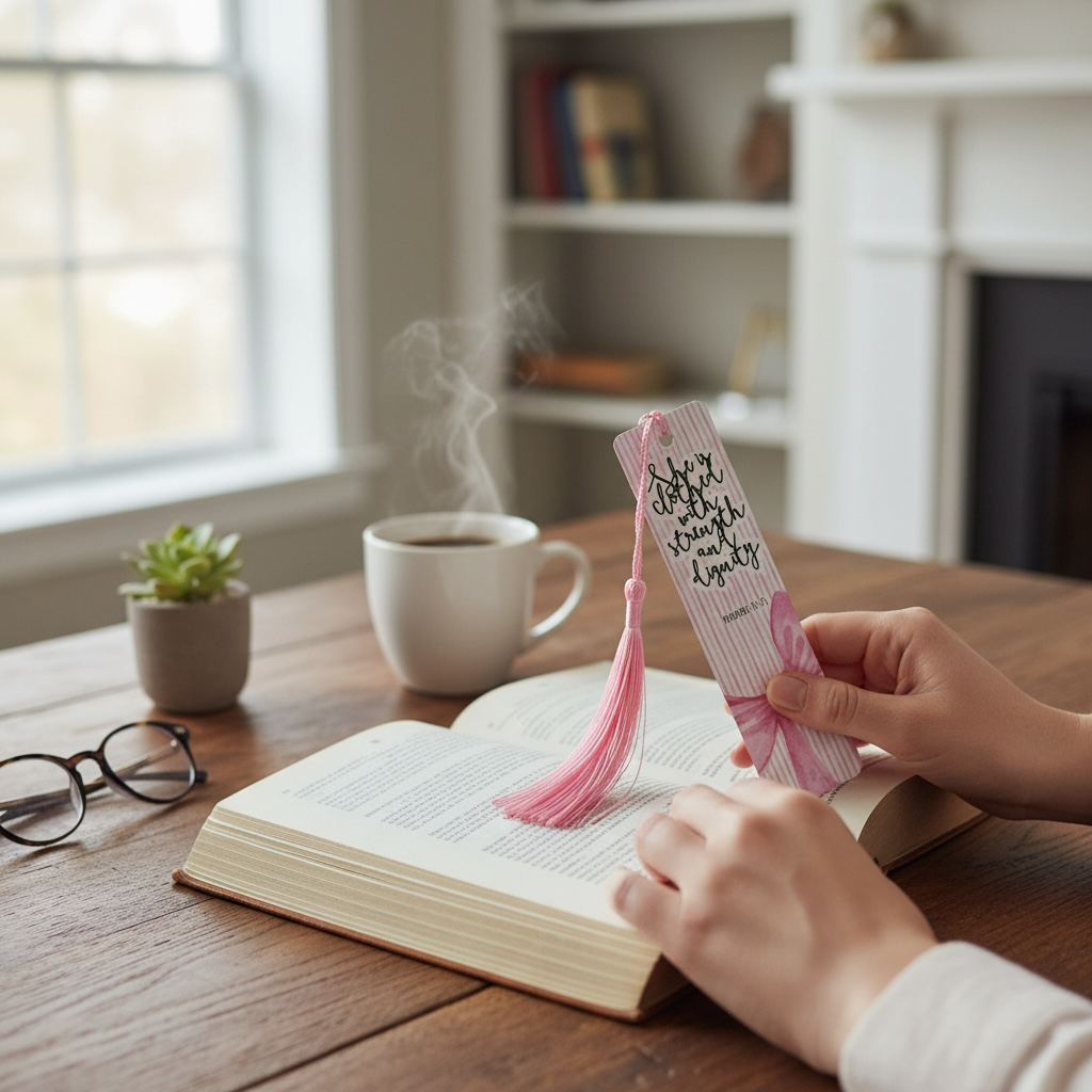 Scripture Bookmark – Proverbs 31:25