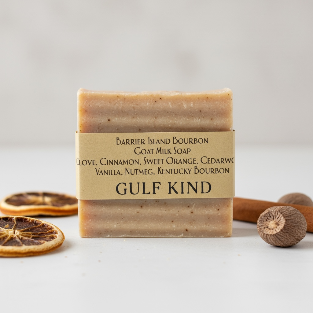Barrier Island Bourbon Goat Milk Soap
