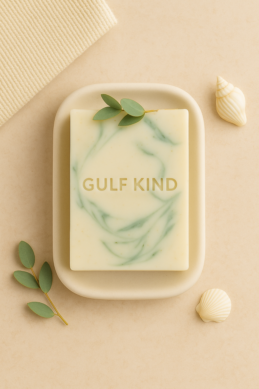 Coastal Remedy Goat Milk Soap – Cold & Flu Recovery Bar with Eucalyptus, Peppermint, and Sea Salt | 4.5 oz