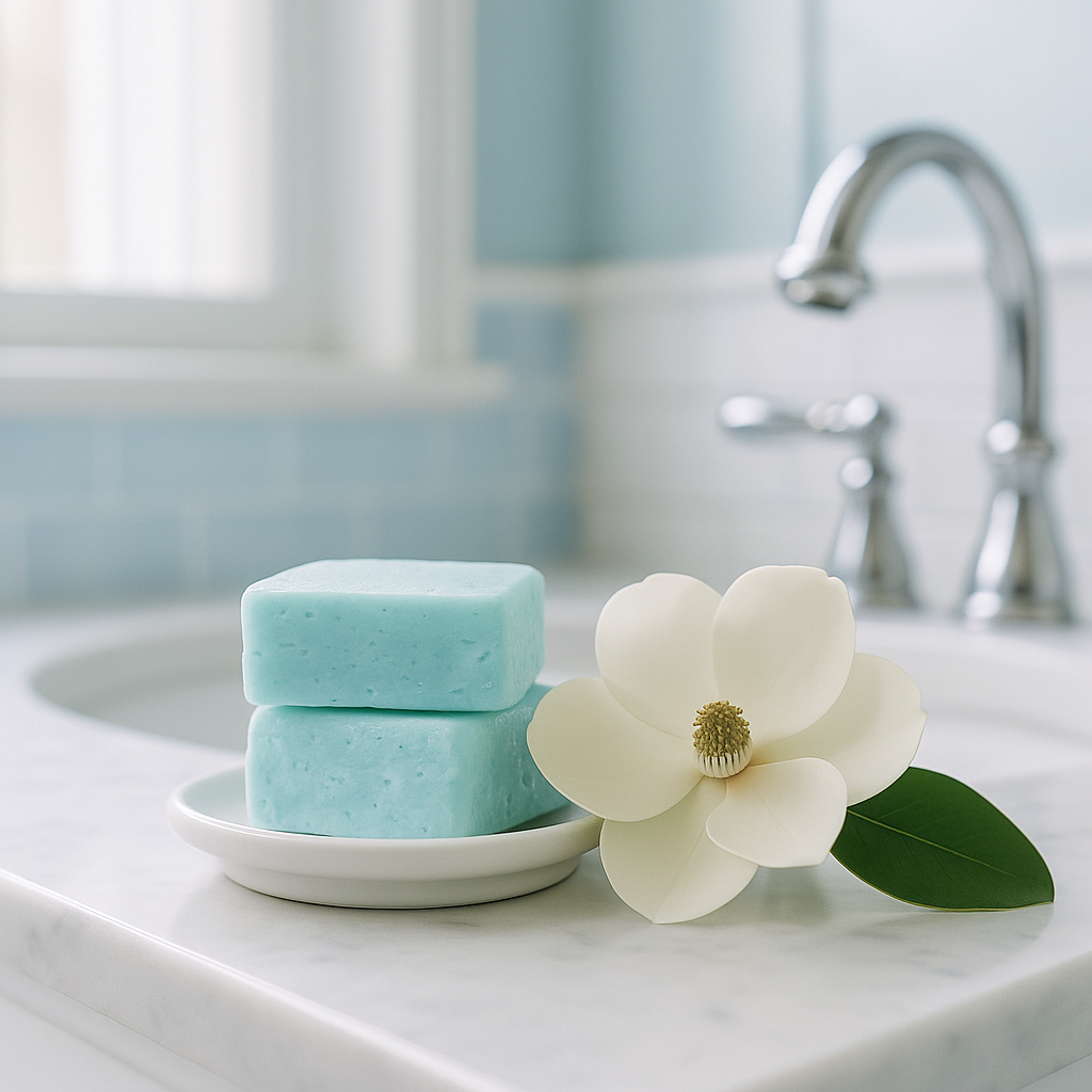 Sea & Solace Goat Milk Soap – White Tea, Magnolia, Sandalwood & Orange | Signature Scent by Gulf Kind