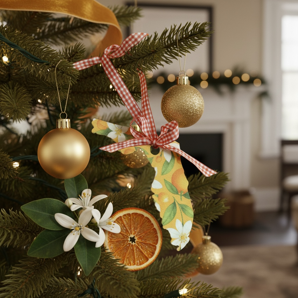 Florida Orange Blossom Ornament