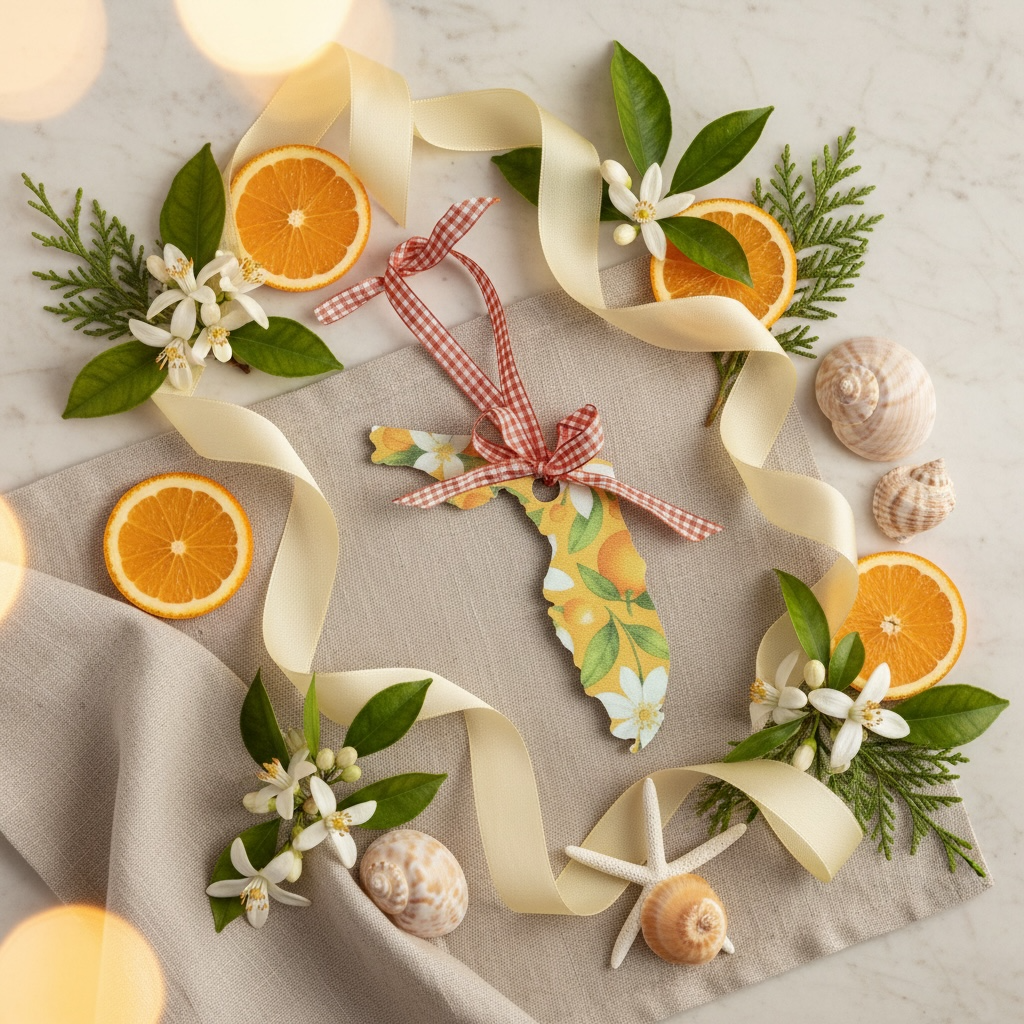 Florida Orange Blossom Ornament