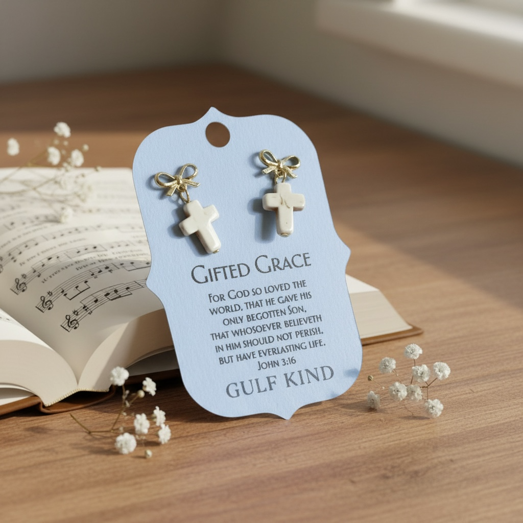 Gifted Grace Cross Earrings