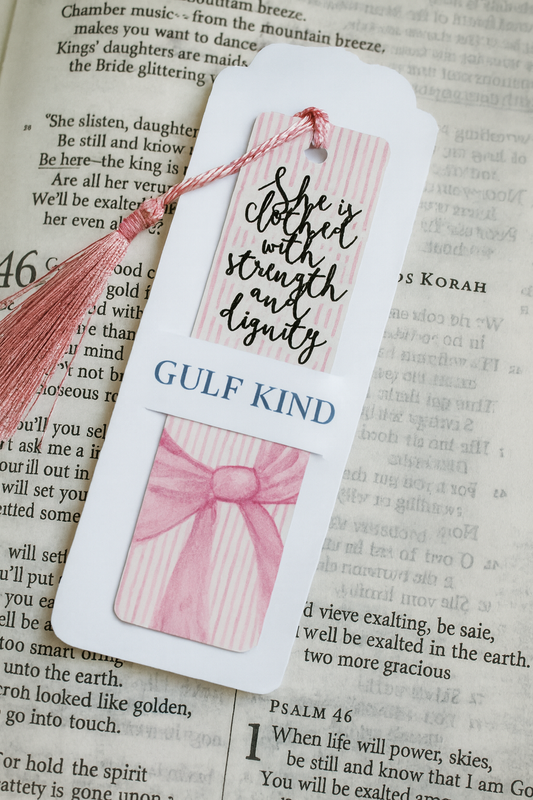 Scripture Bookmark – Proverbs 31:25