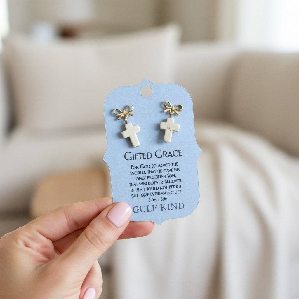 Gifted Grace Cross Earrings