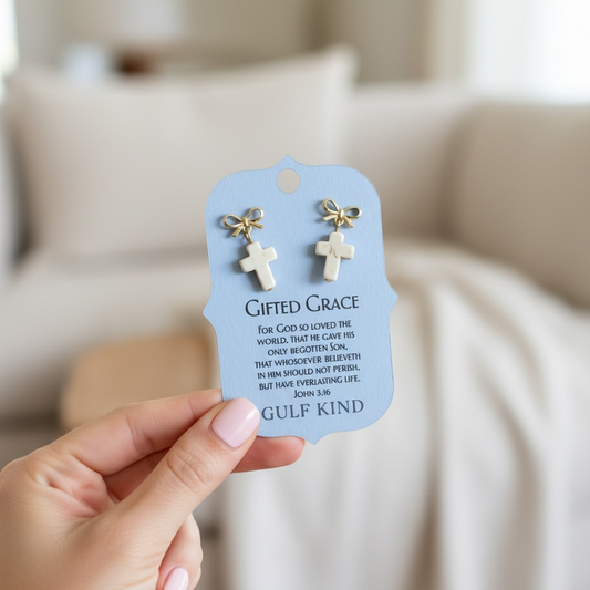 Gifted Grace Cross Earrings