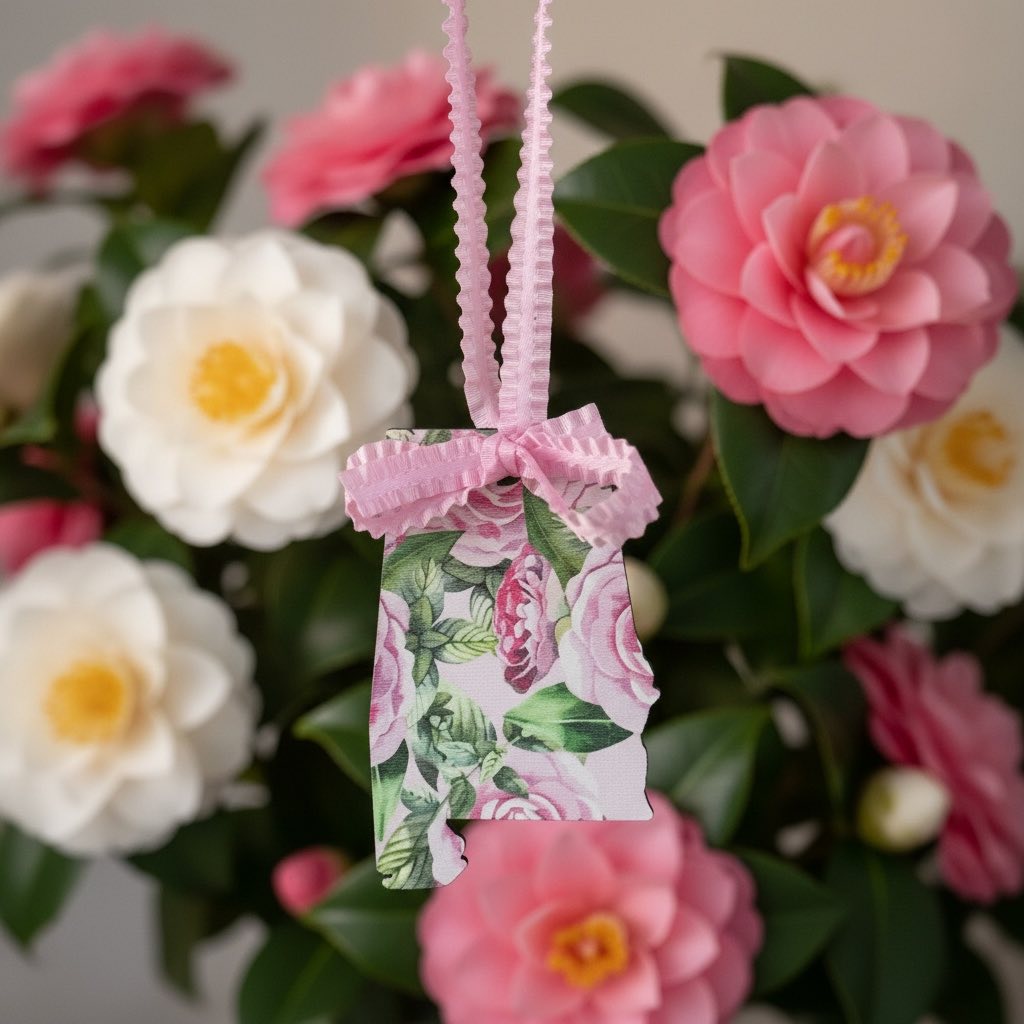 Alabama Camellia Ornament