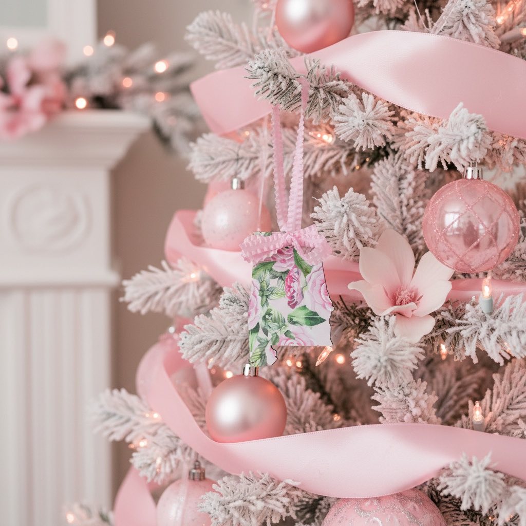 Alabama Camellia Ornament