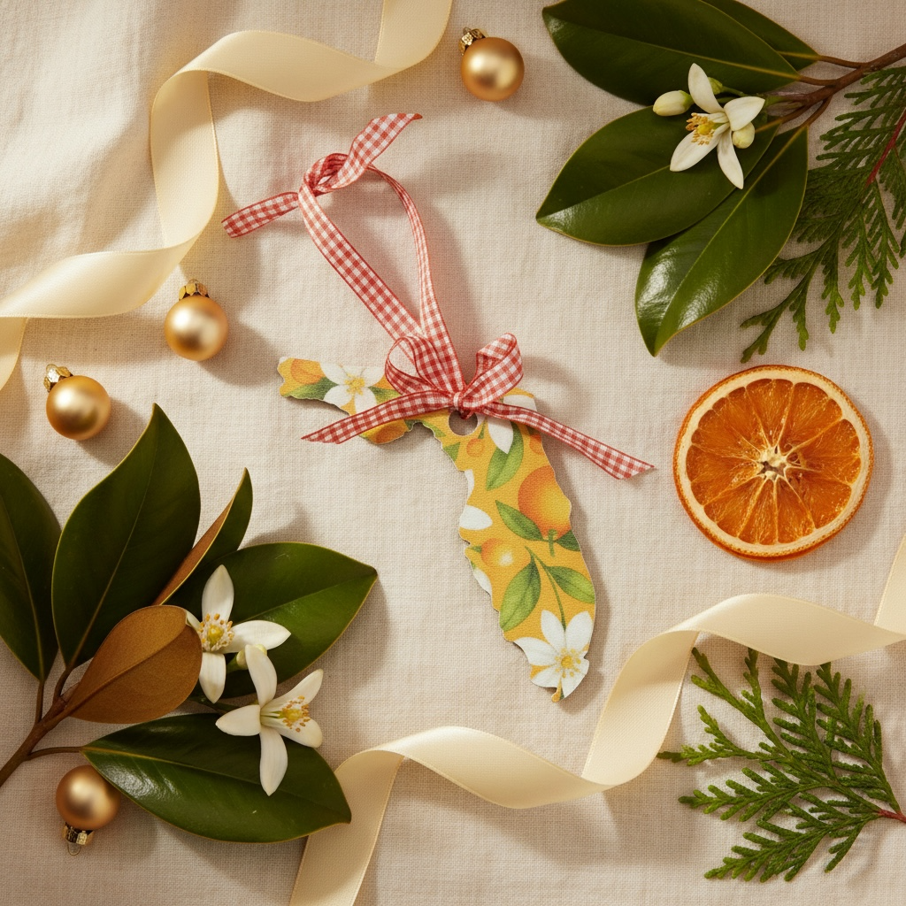 Florida Orange Blossom Ornament