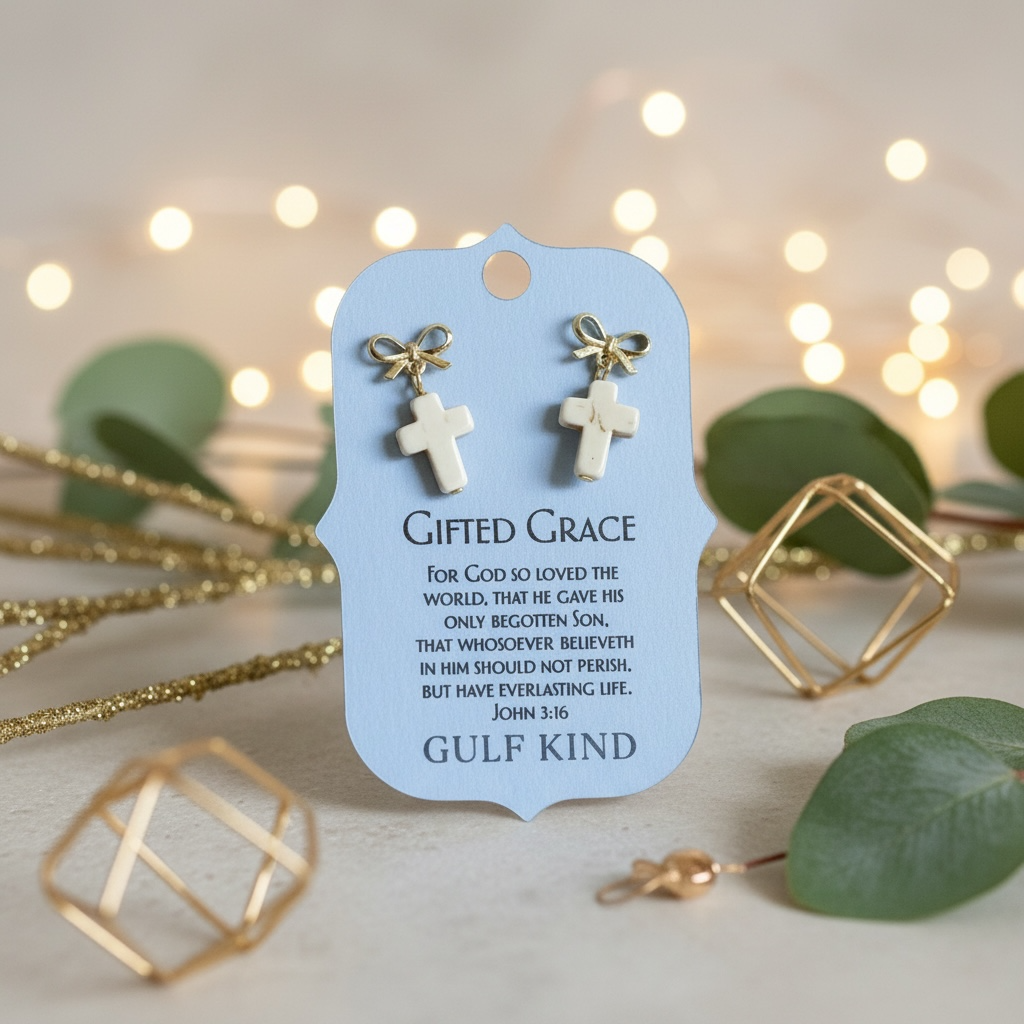Gifted Grace Cross Earrings