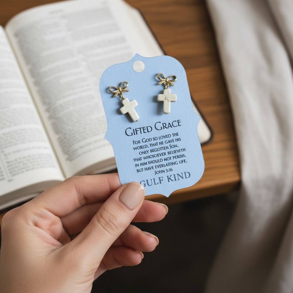 Gifted Grace Cross Earrings