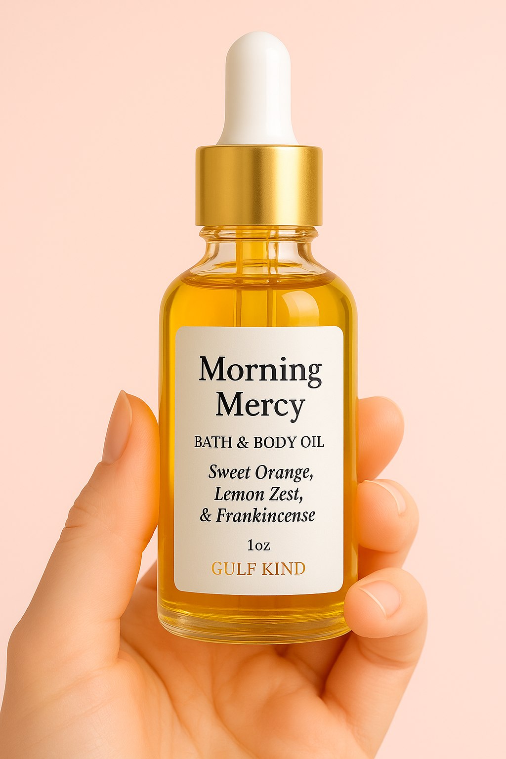 Morning Mercy Bath & Body Oil – Sweet Orange, Lemon Zest, Frankincense & Vanilla | 1oz by Gulf Kind