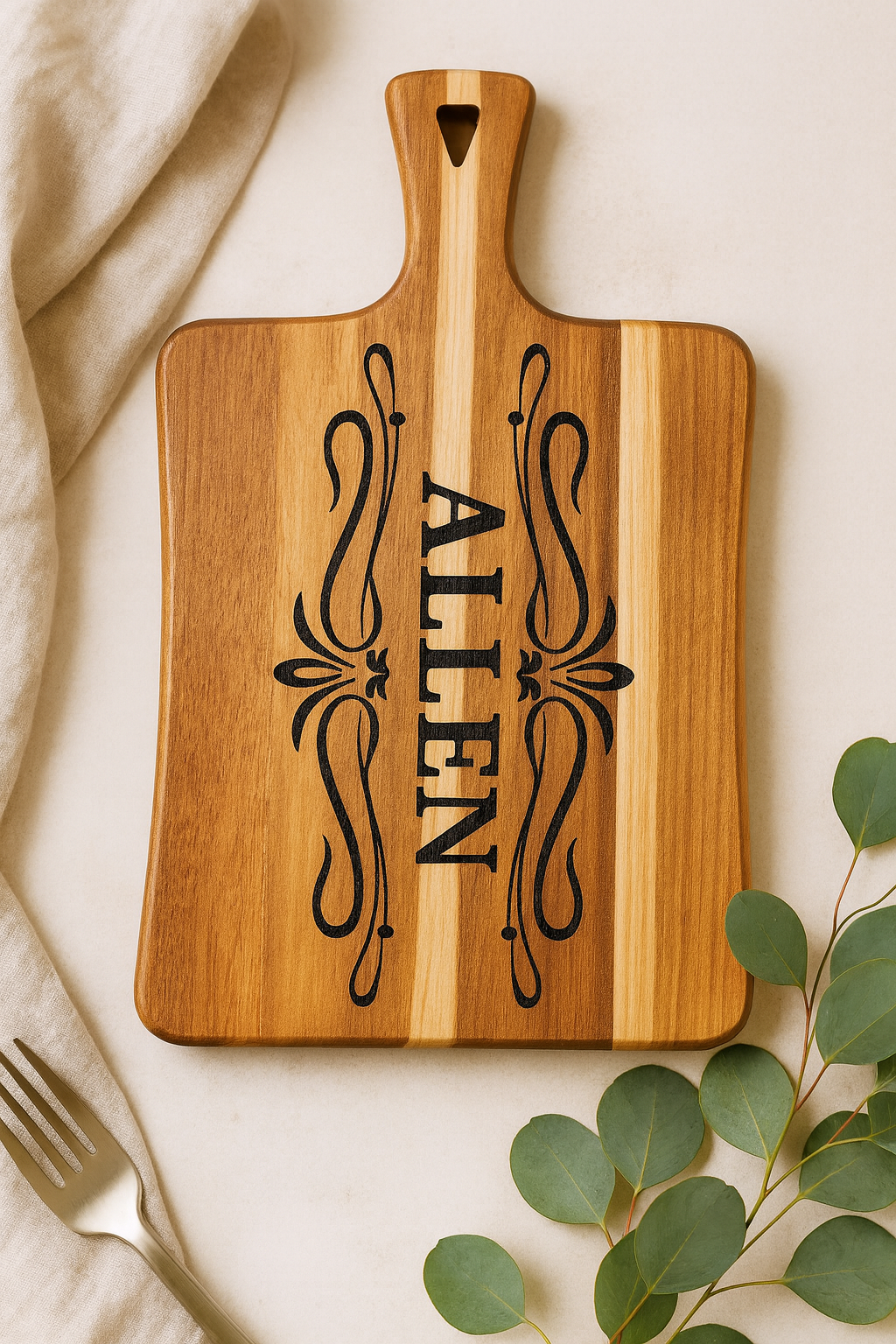 Personalized Acacia Serving Boards