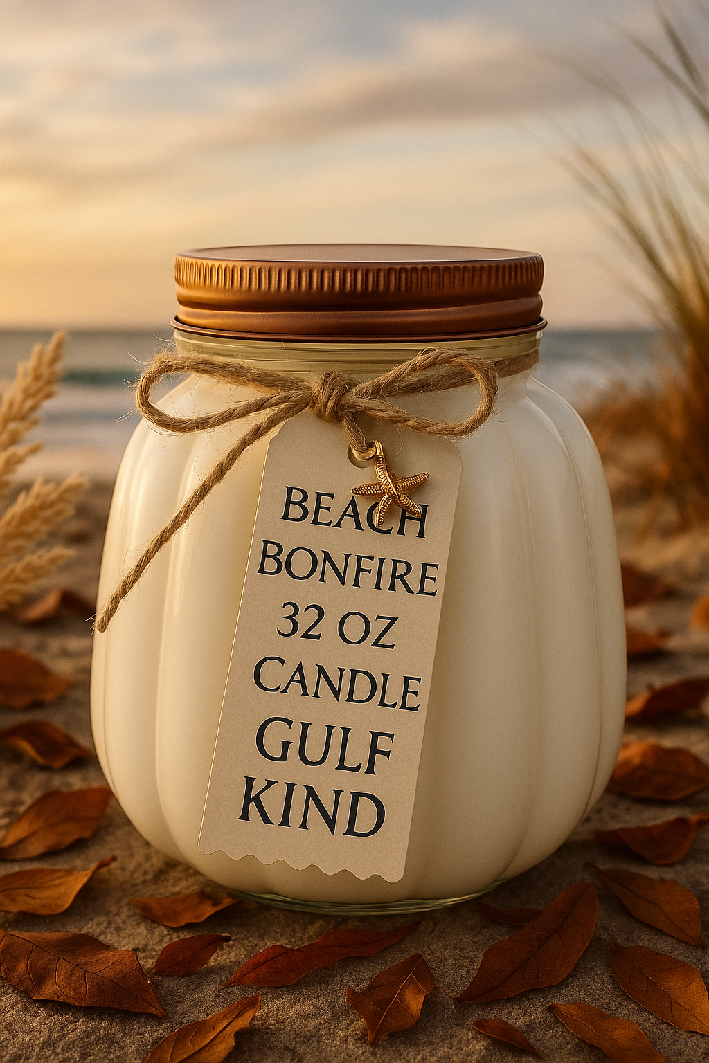 Beach Bonfire - Large 24 oz Fall Candle