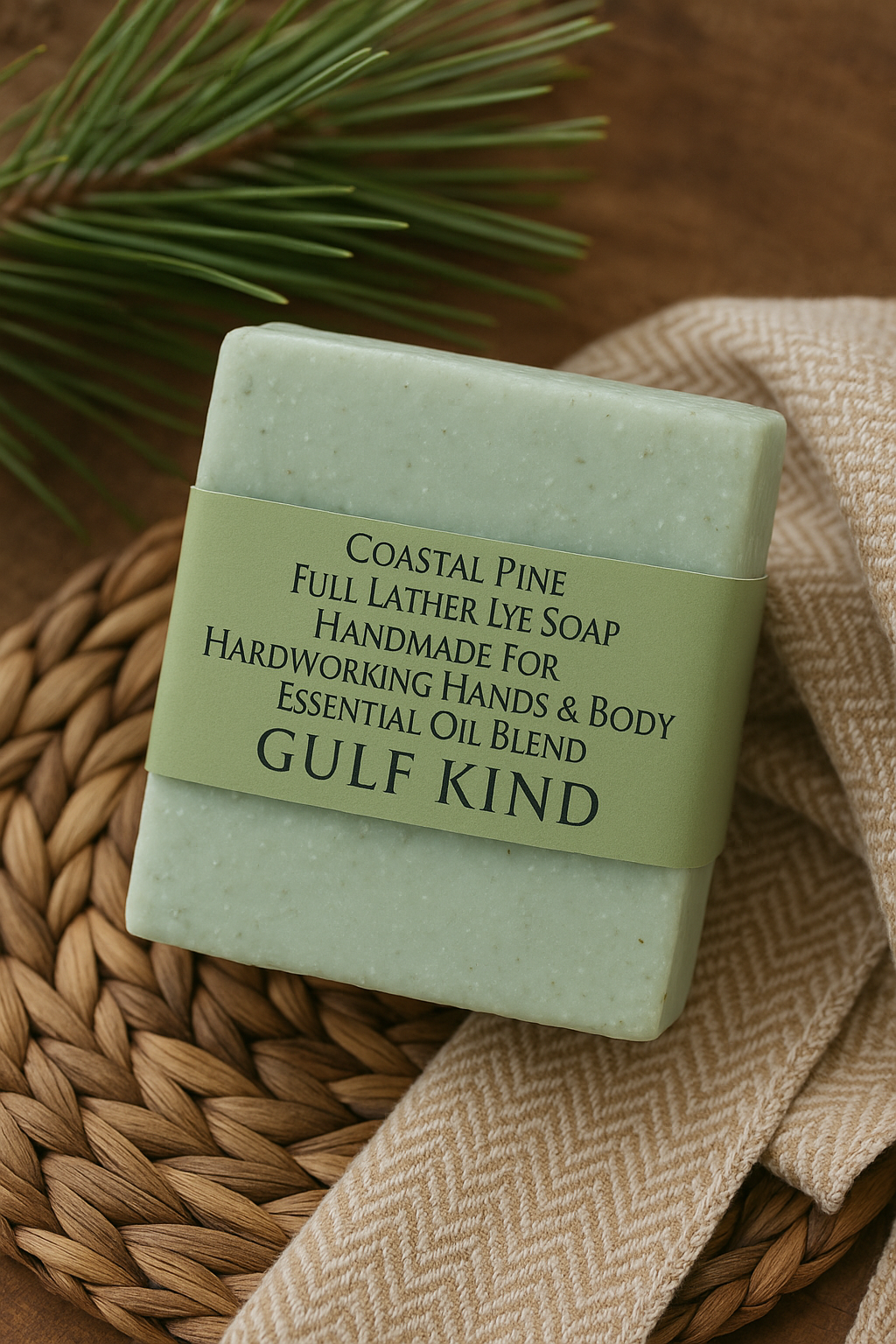 Coastal Pine Full Lather Lye Soap