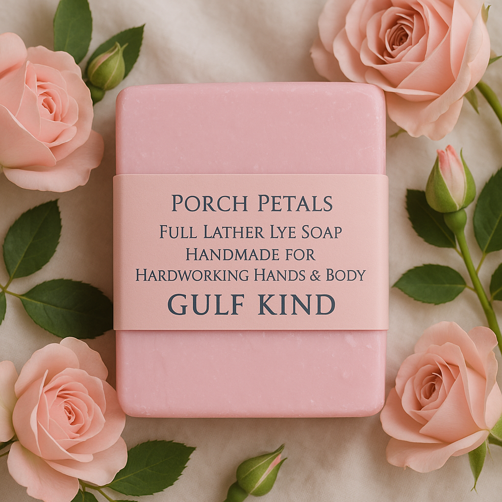 Porch Petals Full Lather Lye Soap