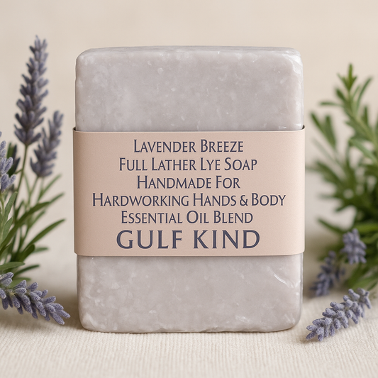 Lavender Breeze Full Lather Lye Soap