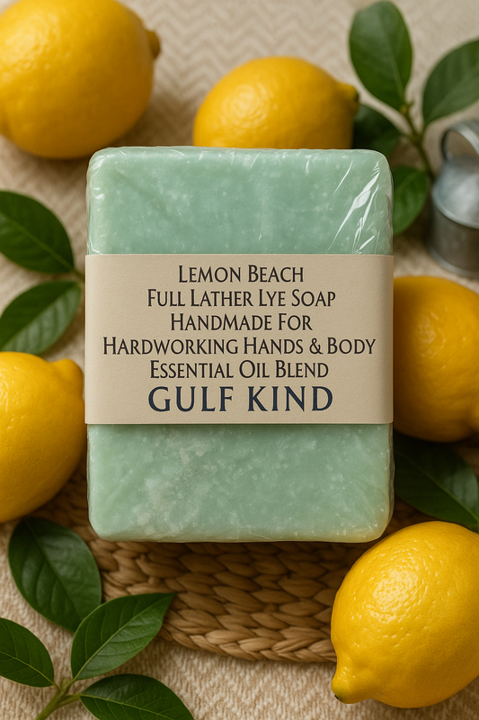 Lemon Beach Full Lather Lye Soap