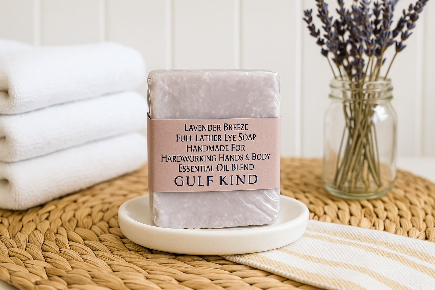 Lavender Breeze Full Lather Lye Soap
