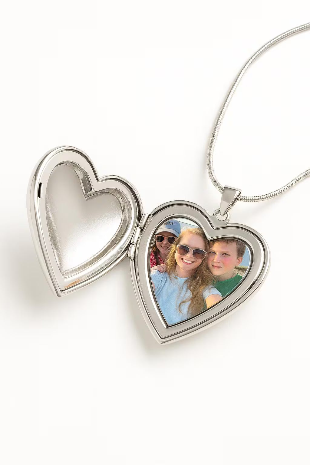Custom Photo Heart Locket & Keepsake Box – Personalized Engraved Gift for Her | Memorial, Anniversary, or Wedding Keepsake by Gulf Kind