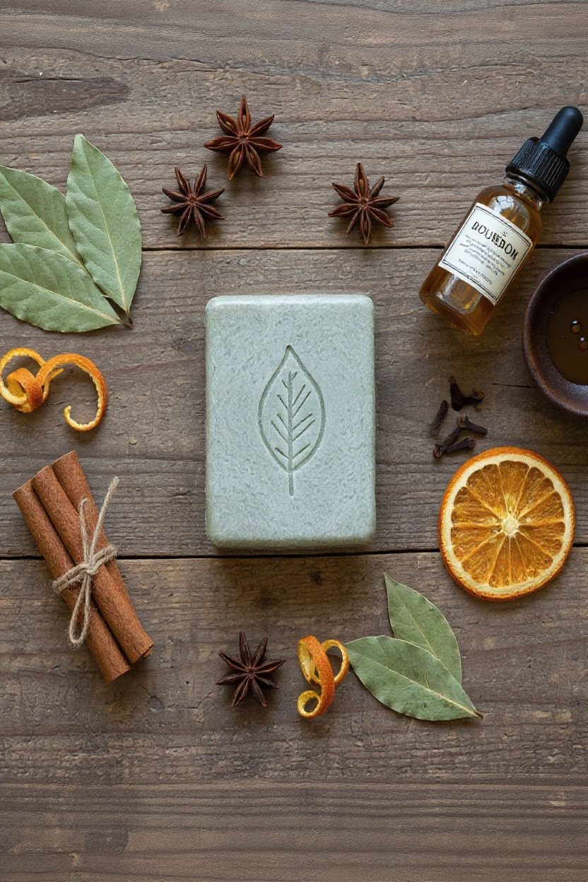 Bayfront & Oak Goat Milk + Shea Butter Soap – Bay Leaf, Oakmoss, Cedarwood, Clove, Vanilla and Bourbon | Men’s Artisan Soap by Gulf Kind