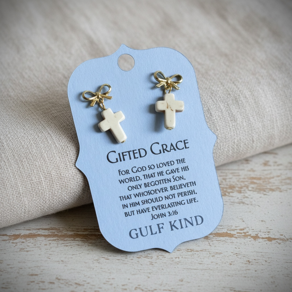 Gifted Grace Cross Earrings