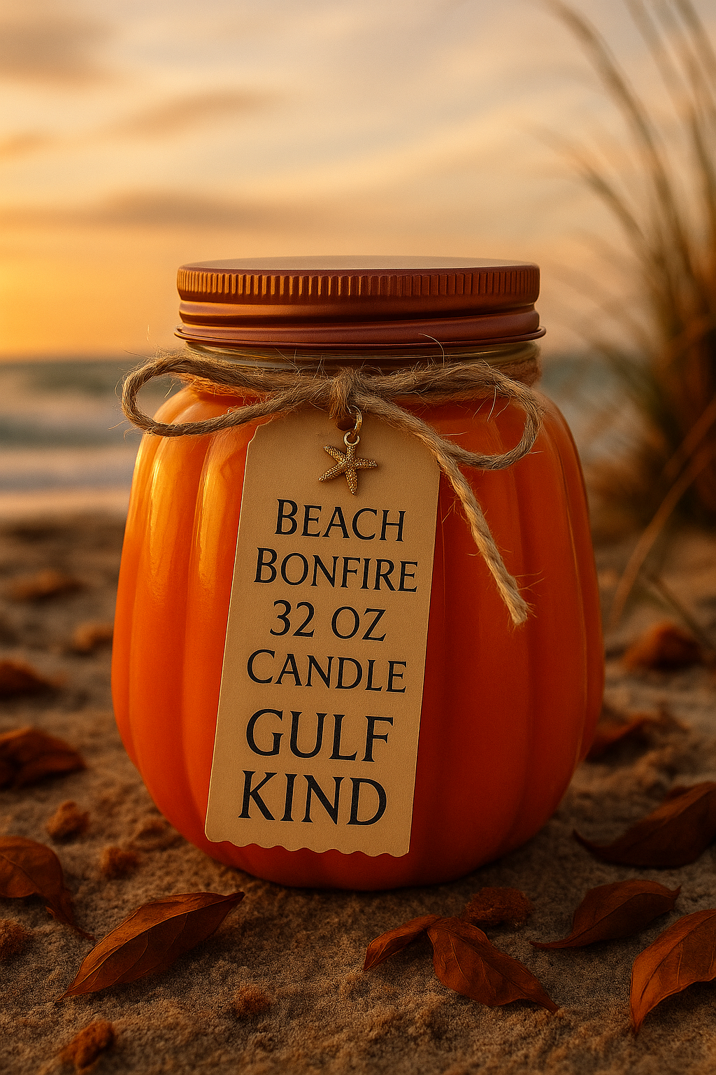 Beach Bonfire - Large 24 oz Fall Candle