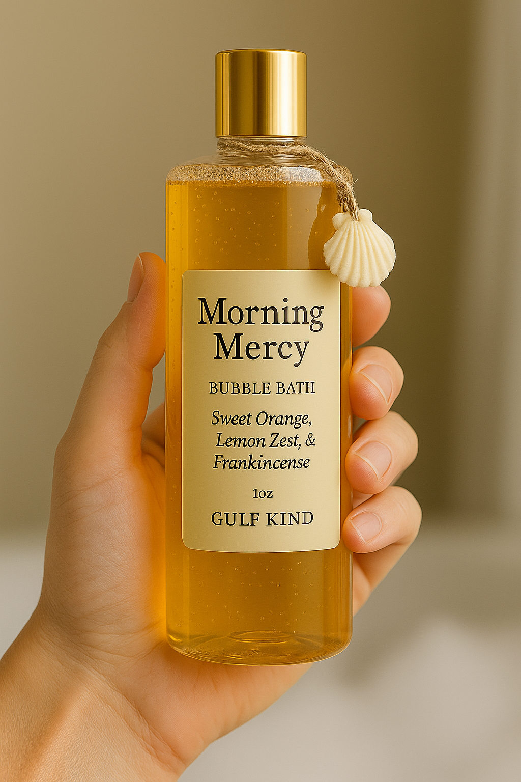 Morning Mercy Bubble Bath – Sweet Citrus & Vanilla Hydration | 8oz by Gulf Kind