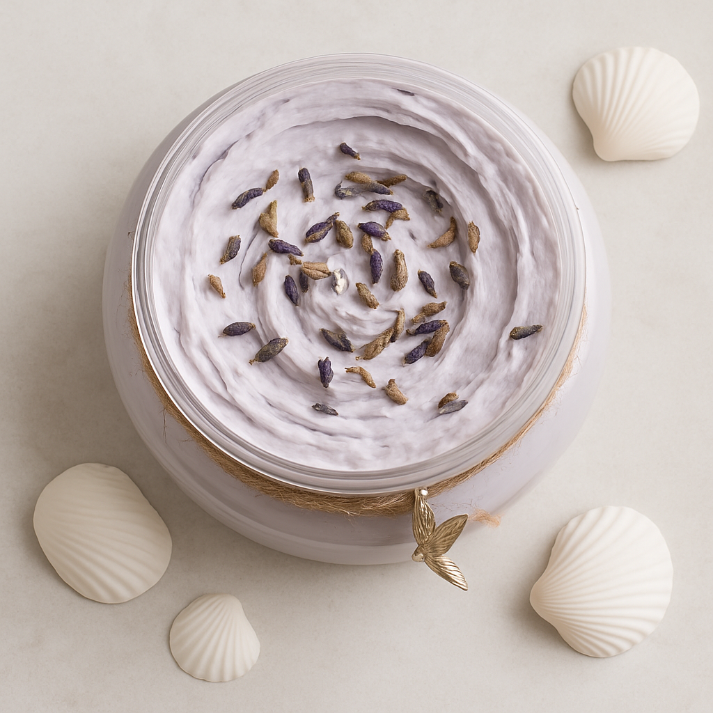 Cicada Hour Whipped Bath Soap – Lavender, Chamomile, Bergamot, Cedarwood & Sea Salt | 8 oz by Gulf Kind