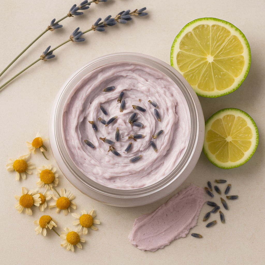 Cicada Hour Whipped Bath Soap – Lavender, Chamomile, Bergamot, Cedarwood & Sea Salt | 8 oz by Gulf Kind