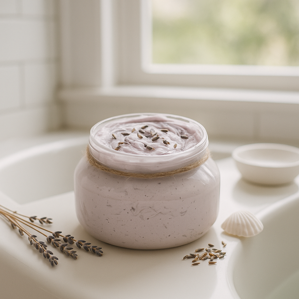 Cicada Hour Whipped Bath Soap – Lavender, Chamomile, Bergamot, Cedarwood & Sea Salt | 8 oz by Gulf Kind