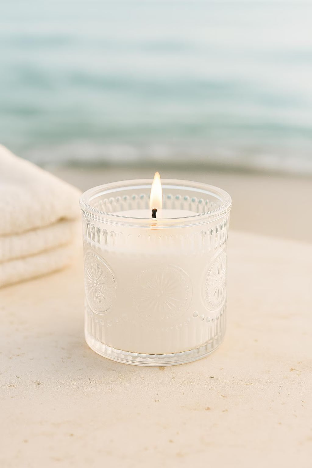 Barrier Island Bourbon 7.5 oz Soy Candle – Bourbon, Cinnamon & Coastal Spice