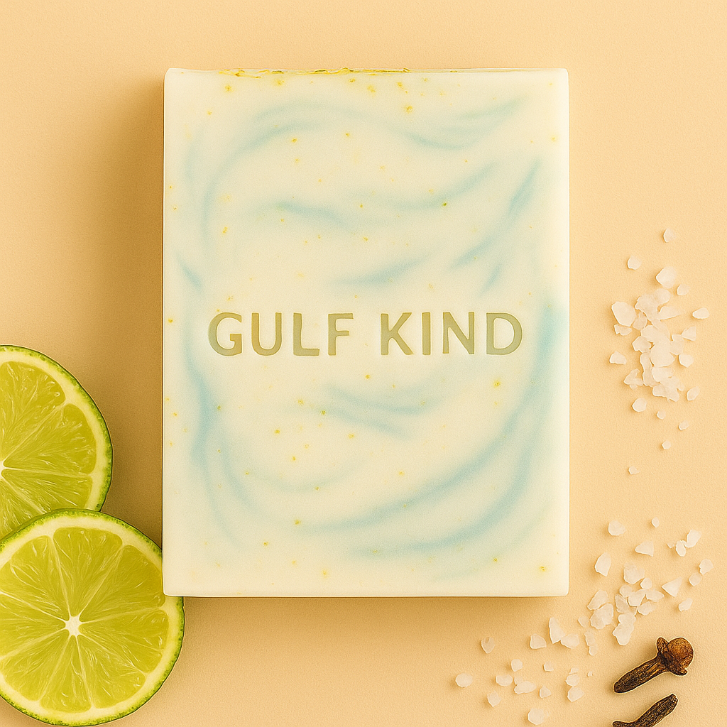 Lowtide Gentleman Goat Milk Soap – Sandalwood, Lime, Lavender, Sea Salt | 4.5oz by Gulf Kind