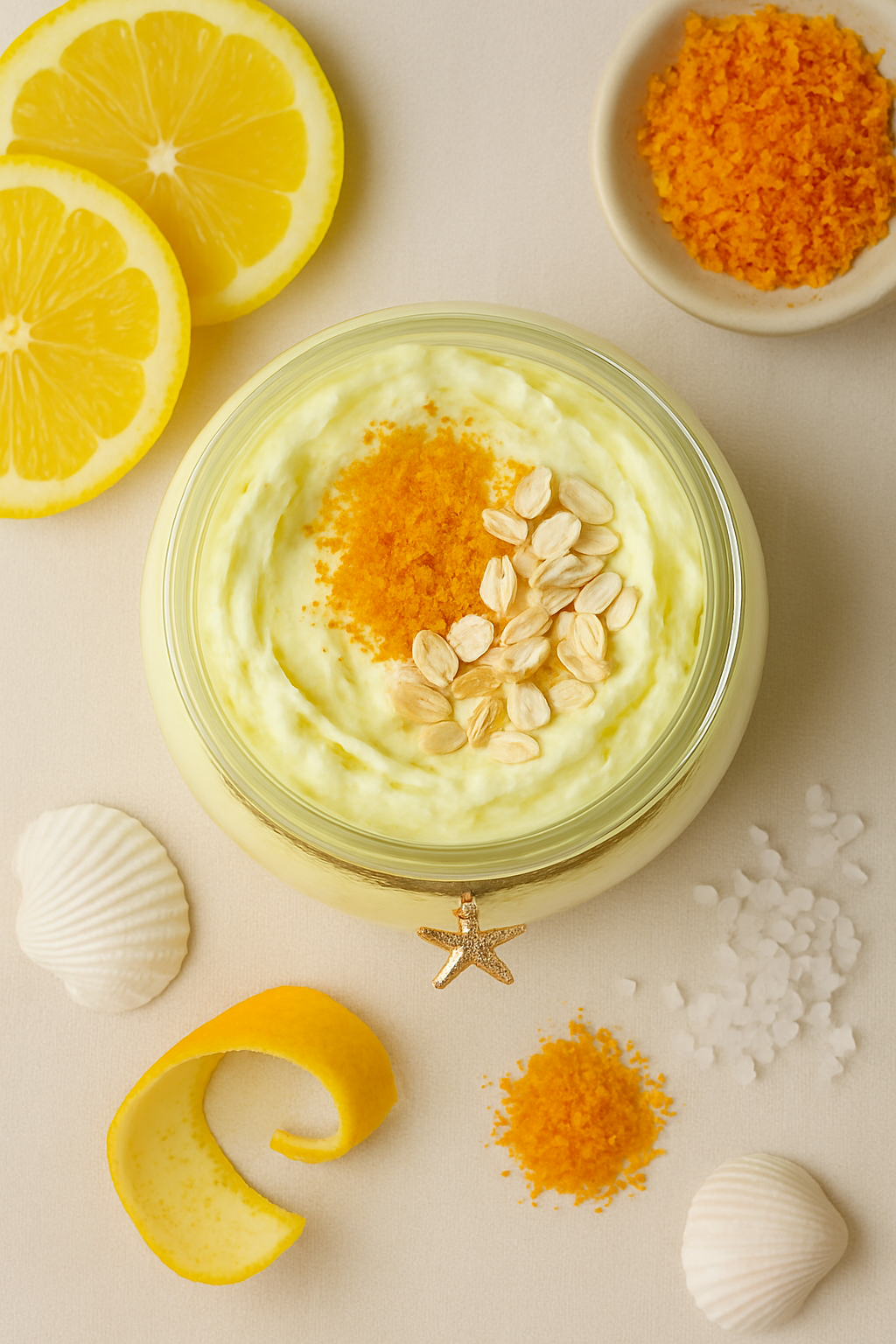 Morning Mercy Whipped Bath Soap – Sweet Orange, Vanilla, Oat & Frankincense | 8 oz by Gulf Kind