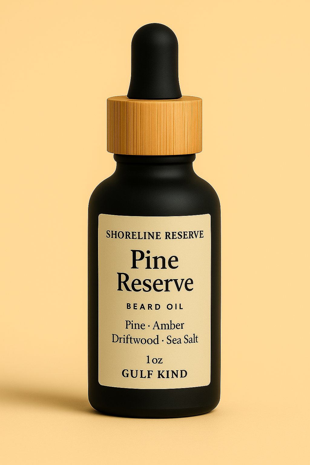 Pine Reserve Beard Oil – Pine, Amber, Driftwood & Sea Salt | 1oz Natural Beard Moisturizer by Gulf Kind