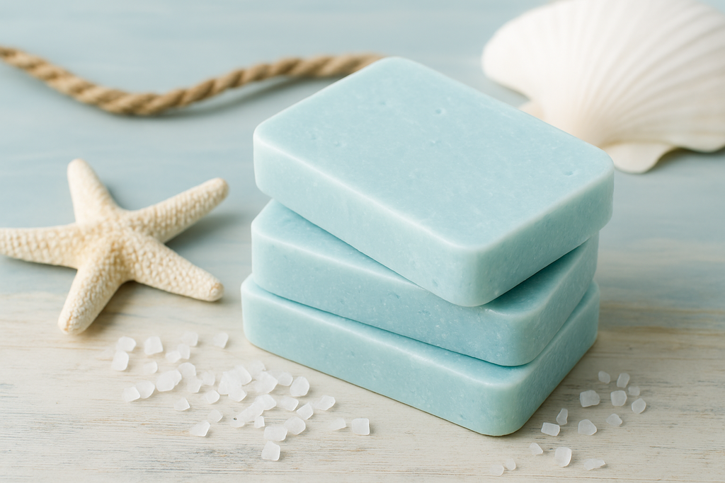 Sea & Solace Goat Milk Soap – White Tea, Magnolia, Sandalwood & Orange | Signature Scent by Gulf Kind